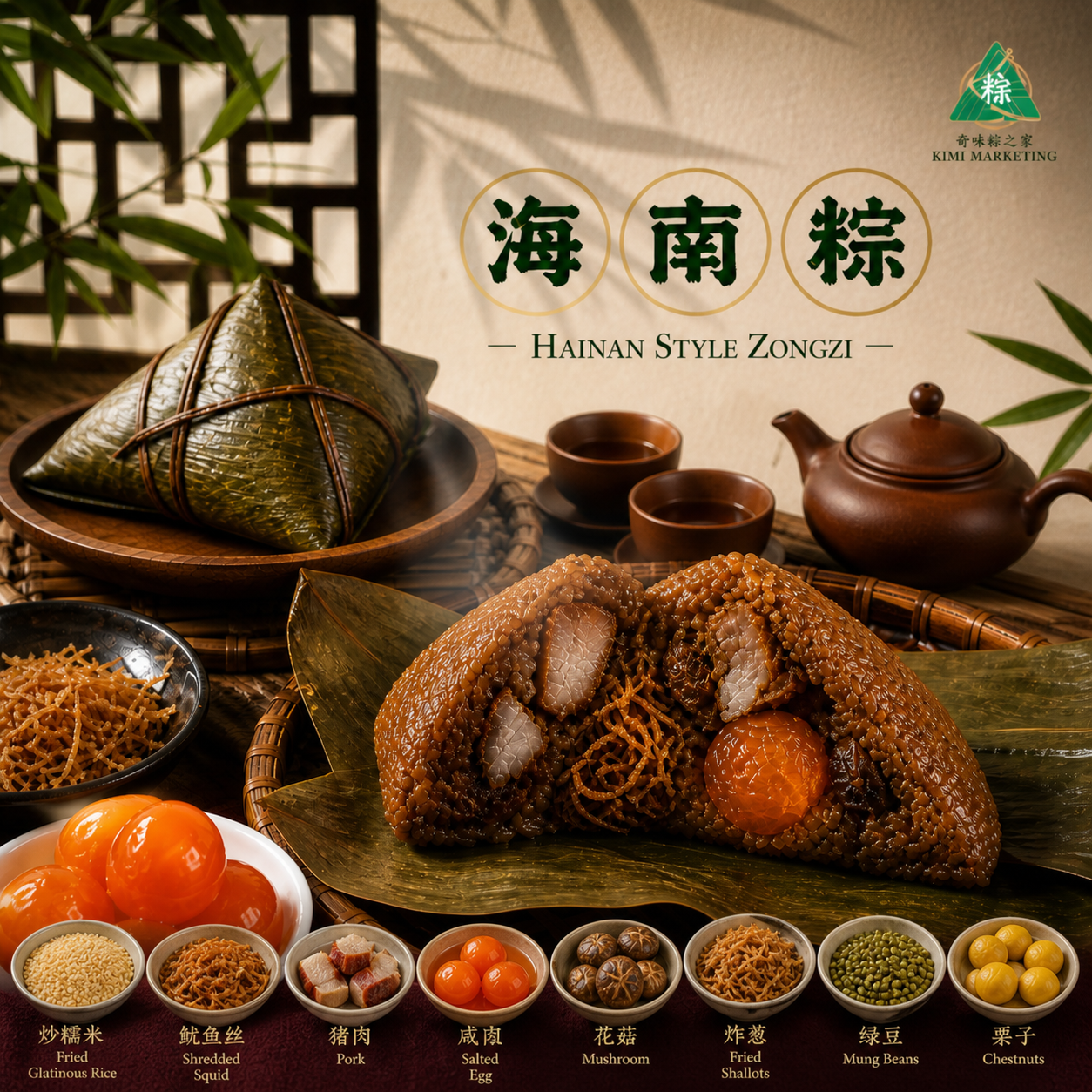 海南粽 Hainan Style Zongzi